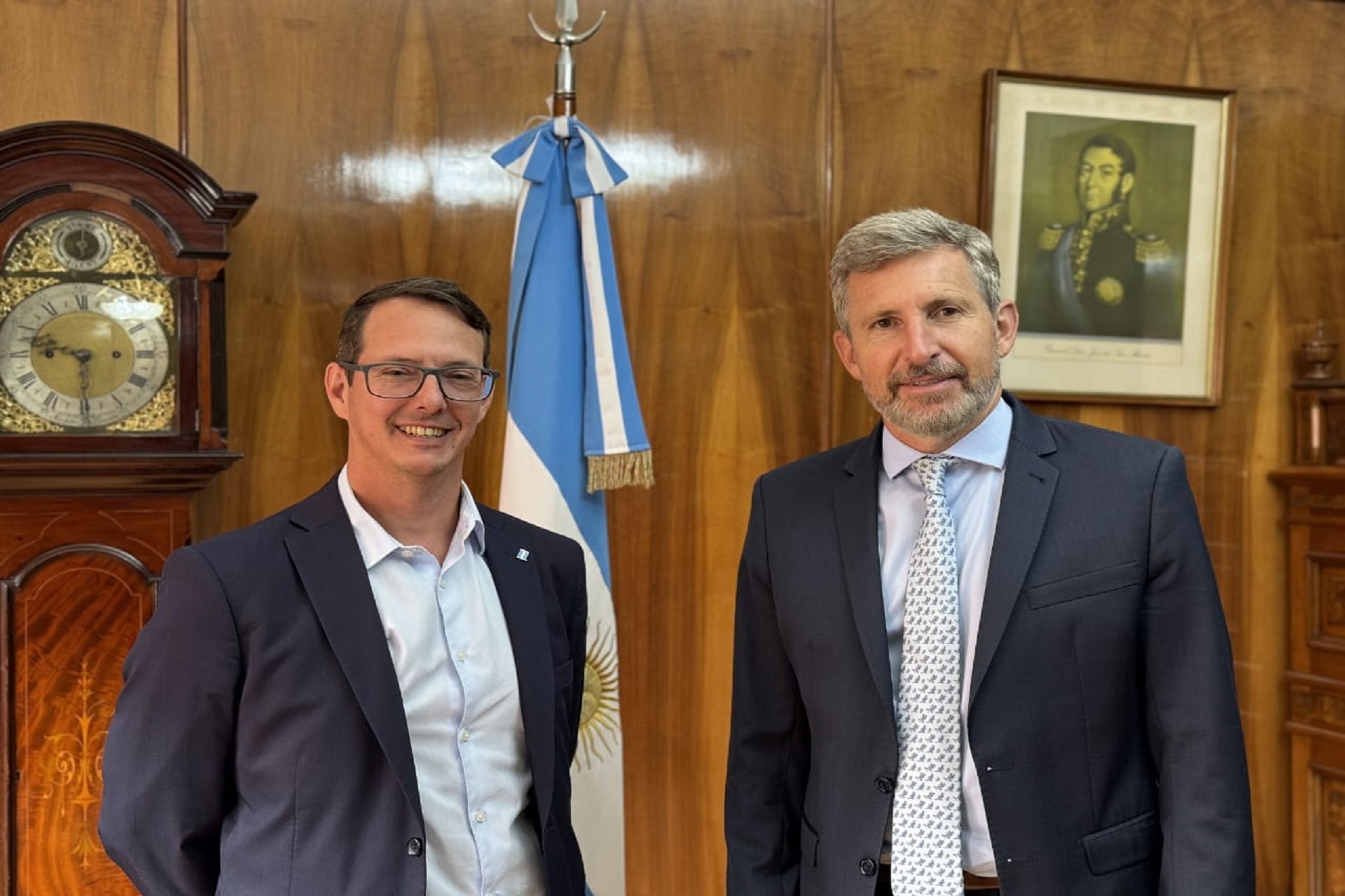 Frigerio trató temas económicos prioritarios para la provincia con el secretario de Hacienda de la Nación